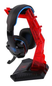 SADES Stand Wolfbone D1 για headset, κοκκινο - Περιφερειακά PC