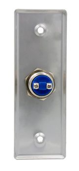 SECUKEY Χωνευτό μπουτόν SCK-CBUTTON1, 3Α, ασημί - Συστήματα Ασφαλείας