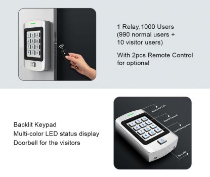 SECUKEY αδιάβροχο πληκτρολόγιο πρόσβασης SCK-K9, 125KHz - Security systems