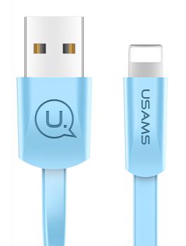 USAMS Καλώδιο USB σε Lightning US-SJ199, 1.2m, μπλε - Cables