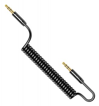 USAMS καλώδιο Jack 3.5mm SJ256, Hi-Fi stereo, 1.2m, μαύρο - Cables - Adapters