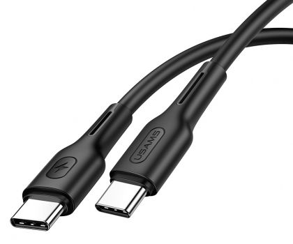 USAMS καλώδιο USB Type-C U43, 5A 100W, PD, 1.2m, μαύρο - Καλώδια