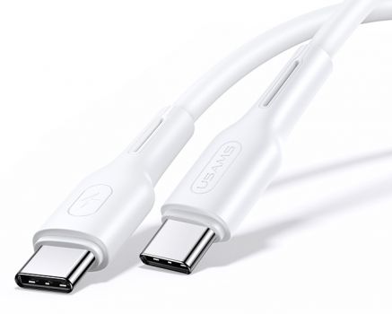 USAMS καλώδιο USB Type-C U43, 5A 100W, PD, 1.2m, λευκό - Καλώδια