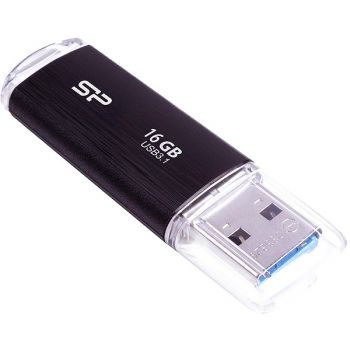 SILICON POWER USB Flash Drive Blaze B02 , 16GB, USB 3.2 Gen 1, Black - Περιφερειακά PC