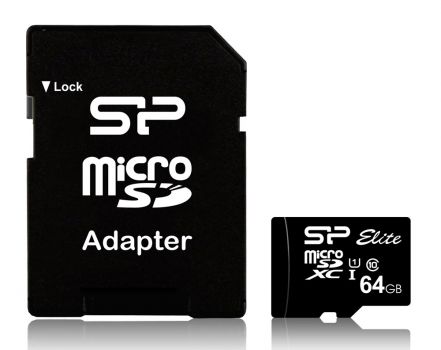SILICON POWER κάρτα μνήμης MicroSDXC USH-1, 64GB, Class 10 - Περιφερειακά PC