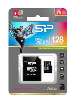 SILICON POWER κάρτα μνήμης MicroSDXC USH-1, 128GB, Class 10 - Περιφερειακά PC