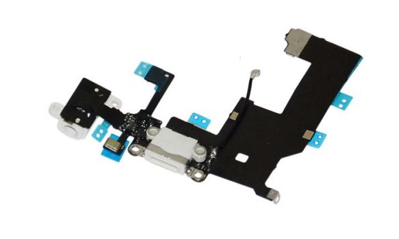 Καλώδιο Flex κοννέκτορα φόρτισης για iPhone 5G, White - Spare parts