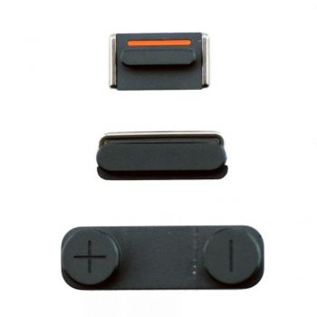 Πλαϊνά πλήκτρα για iPhone 5G, Black - Spare parts