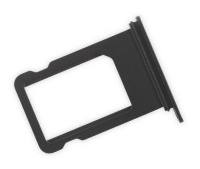 Υποδοχή Κάρτας SIM για iPhone 7, Black - Spare parts