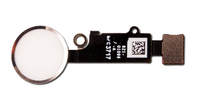 Home button assembly για iPhone 8, ασημί - Spare parts