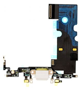 Καλώδιο Flex charging port για iPhone 8, ασημί - Spare parts