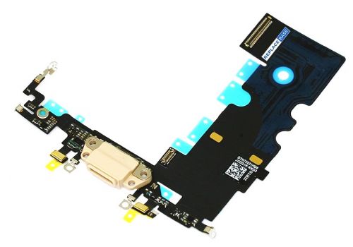 Καλώδιο Flex charging port για iPhone 8, χρυσό - Spare parts