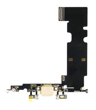 Καλώδιο Flex charging port για iPhone 8 Plus, χρυσό - Spare parts
