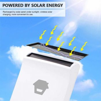 CHUANGO ασύρματη ηλιακή σειρήνα SPS-260, εξωτερικού χώρου, κόκκινη - Security systems