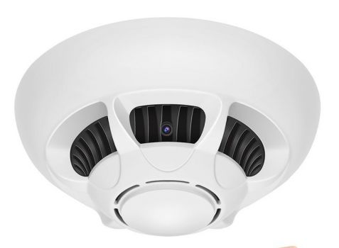 Κρυφή κάμερα τύπου ανιχνευτή καπνού SPY-013, Full HD, Wi-Fi, λευκή - Security systems