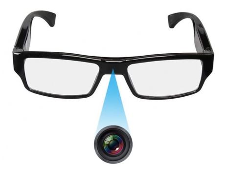 Γυαλιά οράσεως με ενσωματωμένη κάμερα SPY-015, HD, μαύρα - Security systems