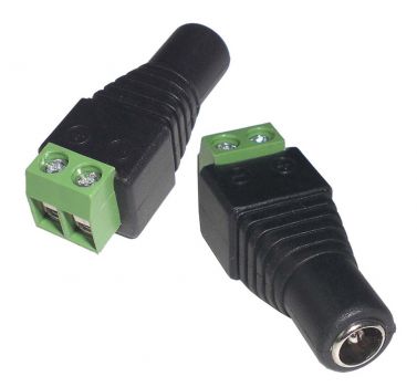 Βύσμα τροφοδοσίας DC θηλυκό ST-DC08, 5.5 x 2.1mm, σε κλέμα, 5 τμχ - Security systems