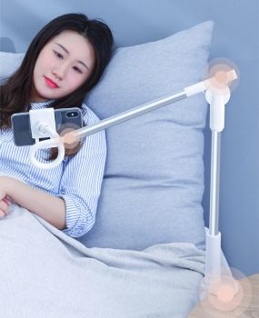 BASEUS βάση για smartphone SULR-0S, με εύκαμπτο βραχίονα, ασημί - Stands - Selfie Sticks