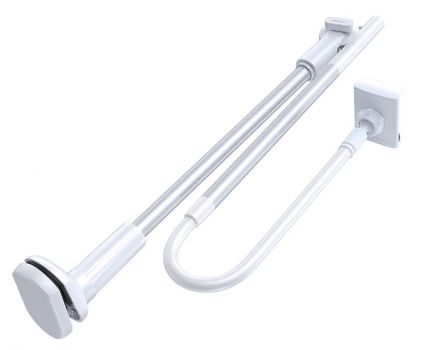 BASEUS βάση για smartphone SULR-0S, με εύκαμπτο βραχίονα, ασημί - Stands - Selfie Sticks