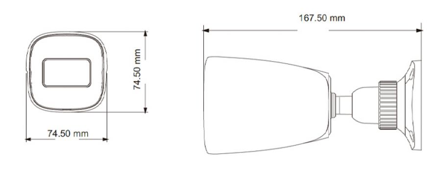 TVT IP κάμερα TD-9451S3A, 2.8mm, 5MP, IP67, PoE - Security systems