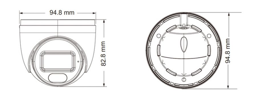 TVT IP κάμερα TD-9524S3BL, 2.8mm, 2MP, IP67, PoE - Security systems