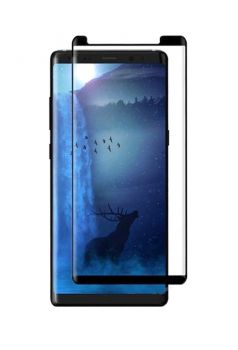 POWERTECH Tempered Glass 3D για Samsung Note 9, mini, full glue, μαύρο - Tempered Glass