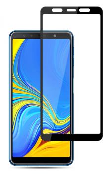 POWERTECH Tempered Glass 5D, Full Glue για Samsung A7 2018, μαύρο - Tempered Glass