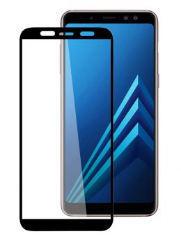 POWERTECH Tempered Glass 5D Full Glue για Samsung A6 Plus 2018, Black - Tempered Glass