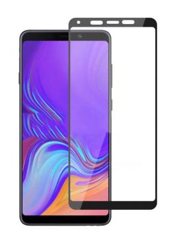 POWERTECH Tempered Glass 5D Full Glue για Samsung A9 2018, Black - Tempered Glass
