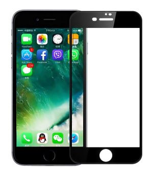 POWERTECH Tempered Glass 5D Full Glue TGC-0233 για iPhone 7 Plus, μαύρο - Tempered Glass