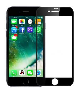 POWERTECH Tempered Glass 5D Full Glue για iPhone 8 Plus, Black - Tempered Glass
