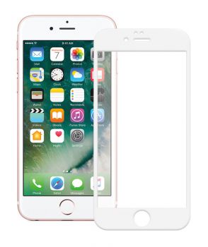 POWERTECH Tempered Glass 5D Full Glue για iPhone 6, White - Tempered Glass