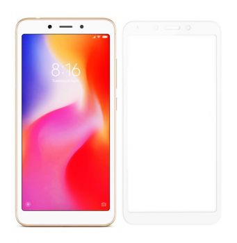 POWERTECH Tempered Glass 5D Full Glue για Xiaomi Redmi 6/6A, White - Tempered Glass