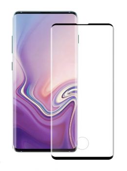POWERTECH Tempered Glass 3D Half Glue, Samsung S10, μαύρο - Tempered Glass