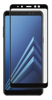 POWERTECH Tempered Glass 5D Full Glue για Samsung A8 2018, μαύρο - Tempered Glass