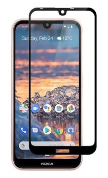 POWERTECH Tempered Glass 5D Full Glue, Nokia 3.2, μαύρο - Tempered Glass