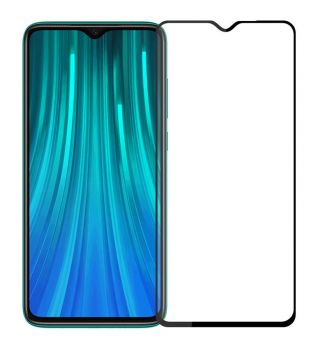 POWERTECH Tempered Glass 5D, Full Glue, Xiaomi Redmi Note 8 Pro, μαύρο - Tempered Glass