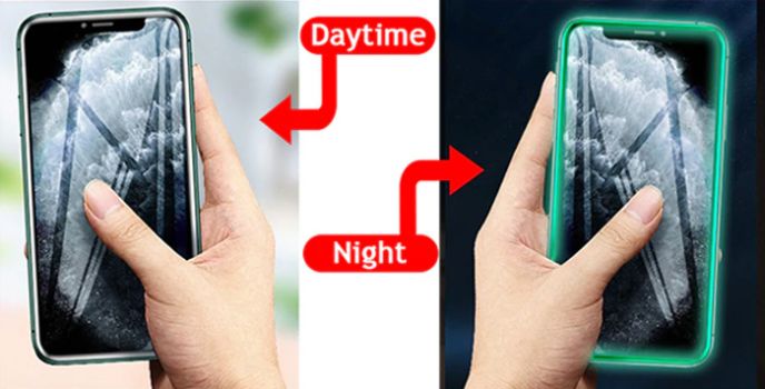 POWERTECH Tempered Glass 5D, φωσφοριζέ, full glue, για iPhone XS Max - Tempered Glass