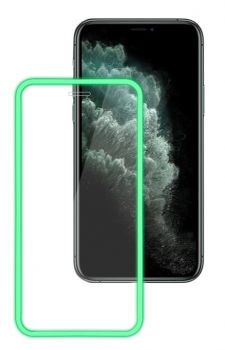 POWERTECH Tempered Glass 5D, φωσφοριζέ, full glue, για iPhone XS Max - Tempered Glass