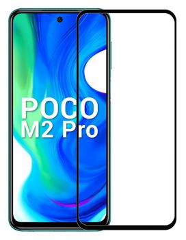 POWERTECH Tempered Glass 5D, full glue, Xiaomi Poco M2 Pro 2020, μαύρο - Tempered Glass