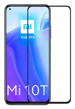 POWERTECH Tempered Glass 5D, full glue, Xiaomi Mi 10T/Lite/Pro 5G, μαύρο - Tempered Glass