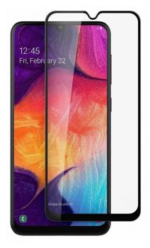 POWERTECH tempered glass 5D TGC-0471, Samsung A20s, full glue, μαύρο - Tempered Glass