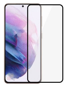 POWERTECH tempered glass 3D, full glue, Samsung S21 Plus 5G, μαύρο - Tempered Glass