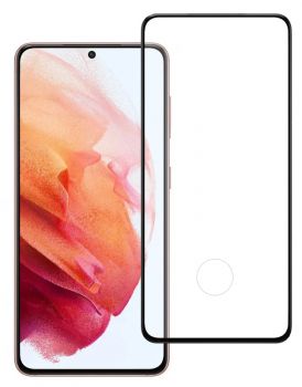 POWERTECH tempered glass 3D, full glue, Samsung S21 5G, μαύρο - Tempered Glass