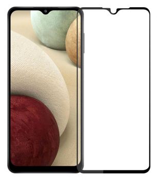 POWERTECH tempered glass 5D, full glue, Samsung A12 2021, μαύρο - Tempered Glass