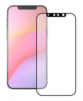 POWERTECH tempered glass 5D TGC-0516, iPhone 13 Mini, full glue, μαύρο - Tempered Glass