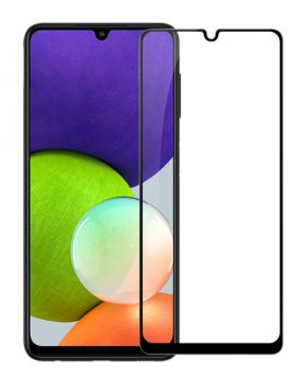 POWERTECH tempered glass 9H 5D TGC-0526 για Samsung Galaxy A22, μαύρο - Tempered Glass