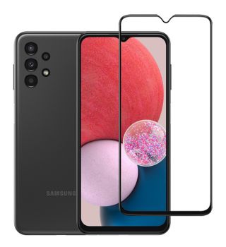 POWERTECH tempered glass 5D TGC-0552, full glue, Samsung A13, μαύρο - Tempered Glass