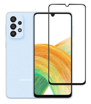 POWERTECH tempered glass 5D TGC-0553, full glue, Samsung A33 5G, μαύρο - Tempered Glass