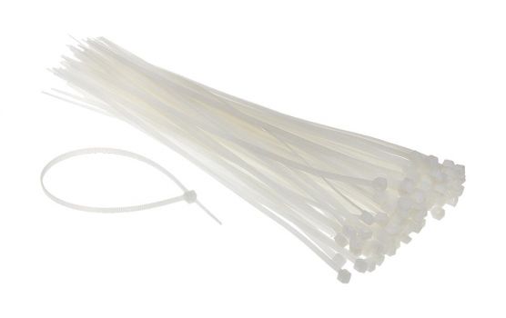 POWERTECH δεματικά καλωδίων TIES-018, 120x3mm, λευκά, 100τμχ - Cables - Adapters